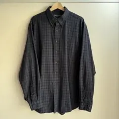 ラルフローレン ボタンダウンシャツ チェック柄 長袖 オーバーサイズ 90s