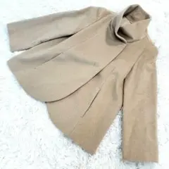 【美品】アナイ アンゴラ混 ショートコート M ベージュ