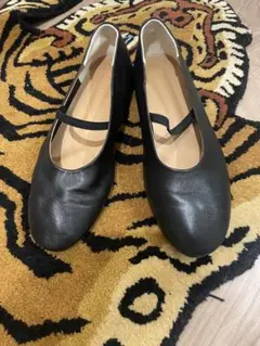 【SLOBE IENA】 SLOBE レザーバレエシューズ