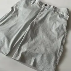 週末値下げ‼️スリクソン　デサント　ゴルフ　ハーフパンツ　ストライプ　L