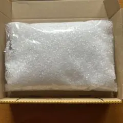 手芸用ペレット800g 透明ビーズ素材 ジッパー袋入り 新品未使用