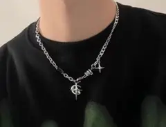 メンズ　necklace④　　　色:シルバー　ours