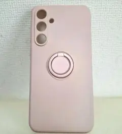 スマホカバー　ギャラクシーa55 ピンク　指固定できる