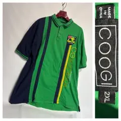 クージー COOGI ポロシャツ ピュア シルク 100% 3Dニット 立体 中古・古着通販】Coogi (クージー) 3D編みクレイジーパターン