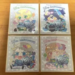 ② パンドラハーツ　15周年　オズ　ギル　エリオ　シャロン　ミニ色紙　4枚セット