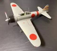 ゼロ戦21型 完成品 航空母艦「赤城」板谷少佐機 1/48ハセガワ製 訳あり