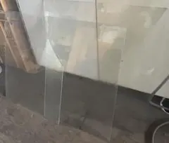 昭和レトロ 未使用品 板ガラス 欠けあり