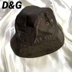 Dolce & Gabbana ナイロンバケットハット ブランドプレート付き 新品 Dolce & Gabbana ロゴプレート ナイロン バケットハット