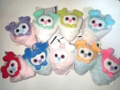 GIGO限定 TWICE LOVELYSおくるみマスコットぬいぐるみ 全種セット