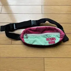 BEAMS mini ボディバッグ ピンク/グリーン