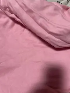 ニット生地ピンク