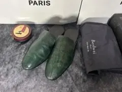 国内発送 Berluti ベルルッティ Egio Stamp レザーサンダル Yahoo!オークション -「(ベルルッティ Berluti)」(サンダル