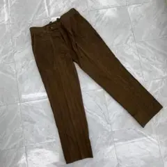 テハマ コーデュロイパンツ 茶色 ストレート クラシック 88 メンズ