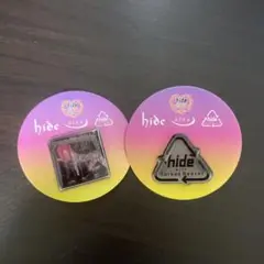 hide ピンズカプセル CDジャケット＆ロゴコレクション 2点セット