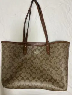 COACH ブラウン トートバッグ