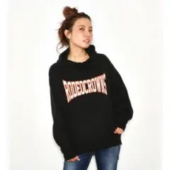 《RCWB》カレッジ ビッグパーカー ブラック プリント