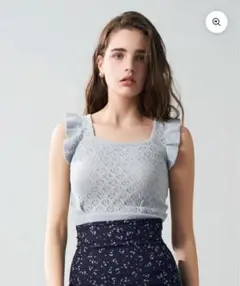 ★新品★DEICY ラメブークレハートニット