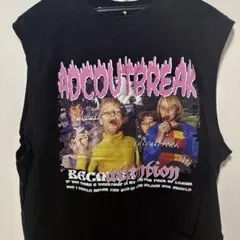 ADOUTBREAK ブラックタンクトップ