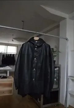 ジャケット・アウター ISSUETHINGS JOHN EX OVERSIZED LEATHER ISSUETHINGS issuethings JOHN別注 レザージャケット ジャケット