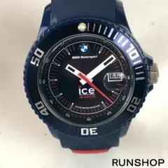 ICE-WATCH × BMW Motorsport 腕時計 ネイビー ラバー