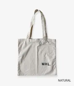 MHL トートバッグ LIGHT COTTON DRILL ナチュラル