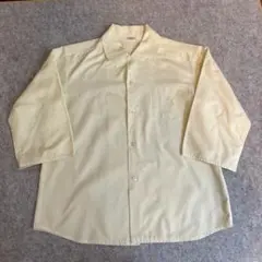 FUKUZO イエロー　七分袖 シャツ　150サイズ　Sサイズ