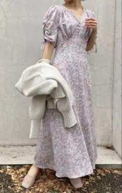 【訳あり】SNIDEL バリエーションマーメイドプリントワンピース サイズ 0