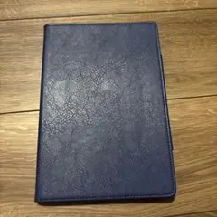 ネイビー 合成皮革 タブレットケース　Lenovo M10