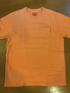 Supreme ポケットTシャツ オレンジ L