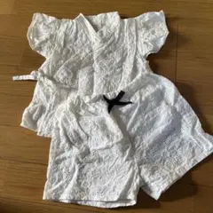 レース甚平 ハンドメイド　90サイズ