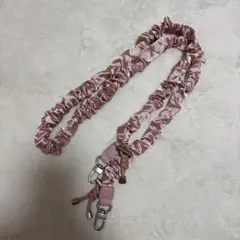 ピンク サテン ショルダーストラップ