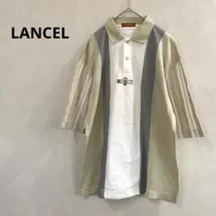 【LANCEL】トップス　半袖　ポロシャツ　刺繍