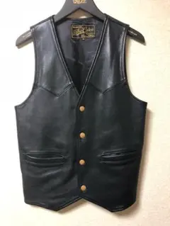 レザーベスト calee キャリー クロムハーツ ワーク 革