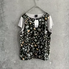 chambre de charme トップス　柄　未使用タグ付き