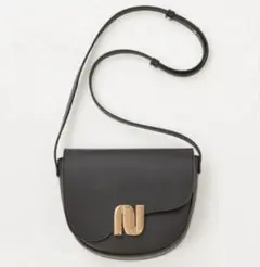 【natural couture】オリジナル金具 ハーフムーンバッグ