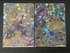 スーパードラゴンボールヒーローズ 孫悟飯 ベジータ 二枚