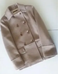 ドゥーズィエムクラス ウールカシミア コート グレージュ