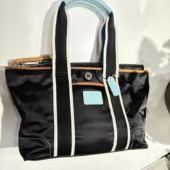 美品✨COACH コーチ トートバッグ ナイロン 肩掛け ブラック 袋付き