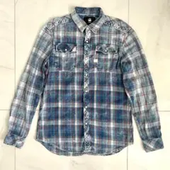G-STAR RAW ジースター ロウ Landoh チェック 長袖シャツ
