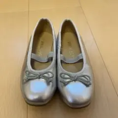 petit main リボン付きバレエシューズ 16cm