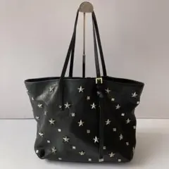 ★ジミーチュウ★トートバッグ★サシャ★スタースタッズ★Mサイズ★A4収納可能★