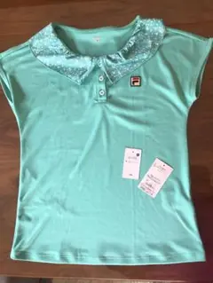 《美品》お値下げ！FILA ミントグリーン シャツM