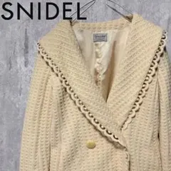 【美品】スナイデル スカラップ パイピング ジャケット コート ダブル
