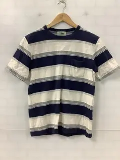 8.25◎A53P◎クロコダイル◎Tシャツ◎ボーダー◎M