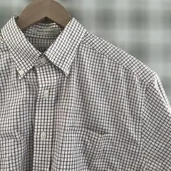 L.L.Bean チェック半袖シャツ ボタンダウン