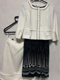 美品　FESMY フォーマルスーツワンピース3点セット　レディース