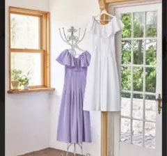 新品未使用♡しまむら Rumiコラボ ラッフルワンピース L