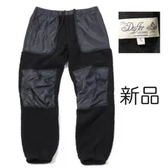 730 新品 DUFFER ダファーフリース切替 ジョガーパンツ スウエットL
