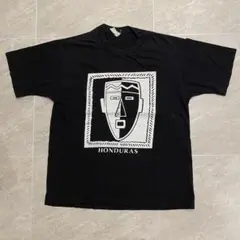 90s シングルステッチ アフリカ民族 アート スーベニア T