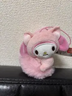 サンリオキャラクターズ　平成ふわふわ尻尾マスコット　マイメロディ